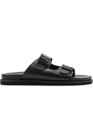 JONES BOOTMAKER Watton Leather Slip-On Mules uk11eu45