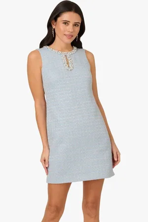 Adrianna Papell Embellished Boucle Shift Dress AU 12