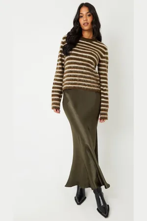 Threadbare Maxi Satin Slip Skirt AU 8