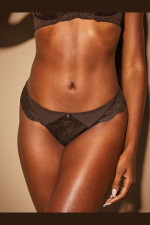 Ann Summers Nude 4 Sexy Lace Brazilian Knickers AU 24
