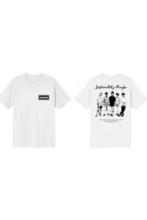Only & Sons White Oasis Band Relaxed Fit T-Shirt XXL