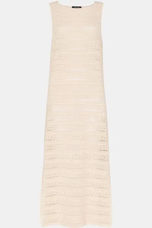 Whistles Long Crochet Beach 100% Cotton Dress S