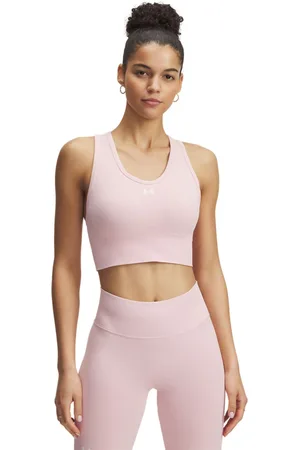 Under Armour Pink Vanish Seamless Mid Bra xsmall