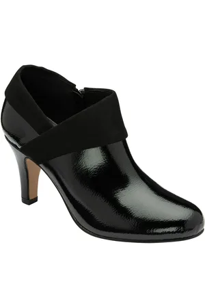 Lotus Black Patent Boots AU 6 (EU 37)