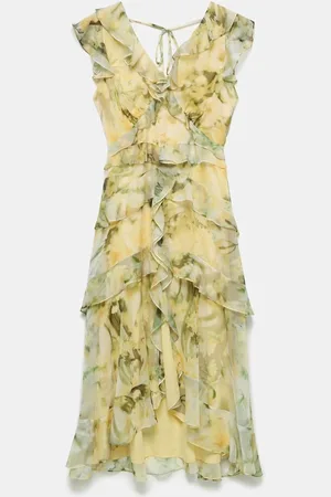 mint&berry Floral Print Midi Dress AU 10