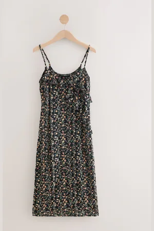 Next Ruffle Midi Slip Summer Dress AU 12
