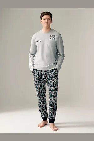 Next Grey/Blue Keith Haring 100% Cotton Pyjamas XL Reg