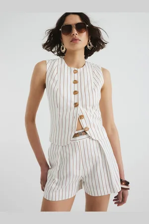 River Island Longline Belted Shorts AU 16