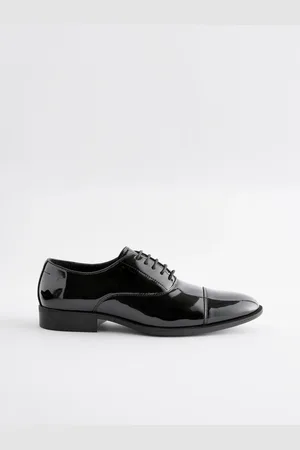 Next Standard Fit Patent Oxford Toe Cap Shoes AU 8 (EU 42)