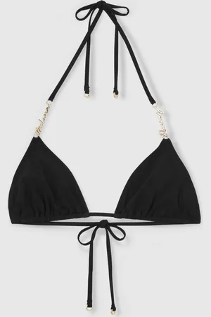 Reiss Black Blake McLaren F1 Team Triangle Bikini Top AU 10