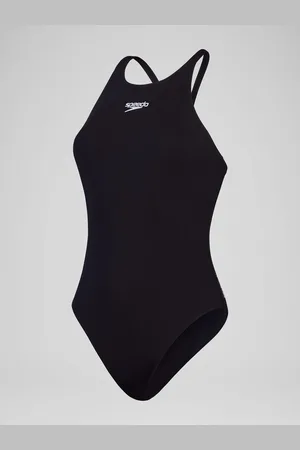 Speedo Black End+ V Back Swimsuit AU 14