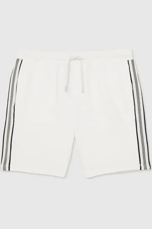 Reiss Phoenix Textured Tape Drawstring Shorts XXL