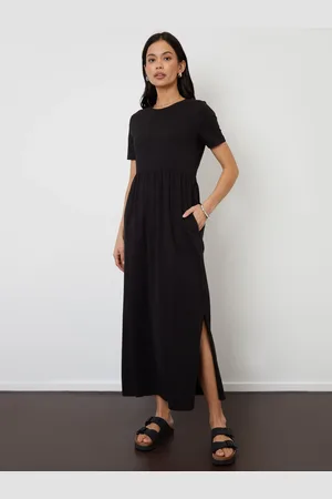Threadbare 100% Cotton Jersey Maxi Dress with Pockets AU 14