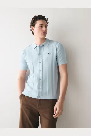 Fred Perry Button Through Short Sleeves Shirt