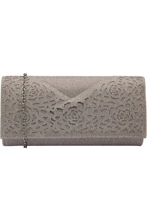 Lotus Pink Clutch Bag with Chain One