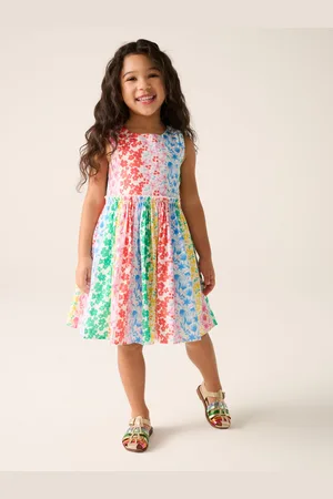 Little Bird Colourful Rainbow Woven Dress 110116cm