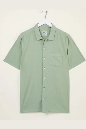Fat Face FatFace Bugle Short Sleeve Linen Cotton Shirt xxxlarge