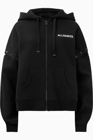 AllSaints AllSaints Black Patcher Amphia Hoodie L