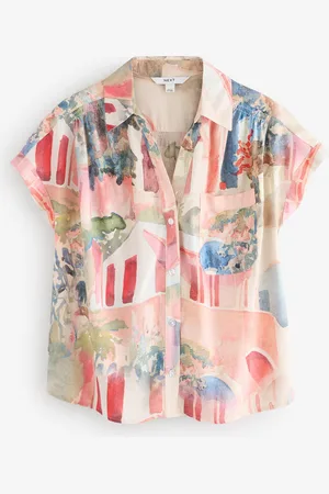 Next Short Sleeve Shirt with Linen AU 14