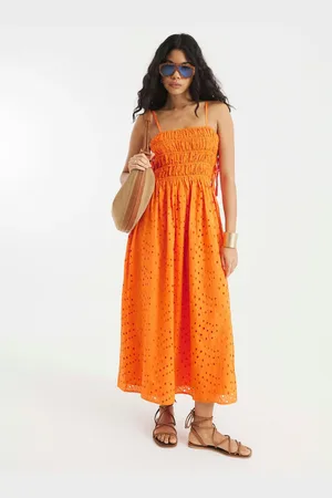 River Island Broderie Baby Doll Maxi Dress 10