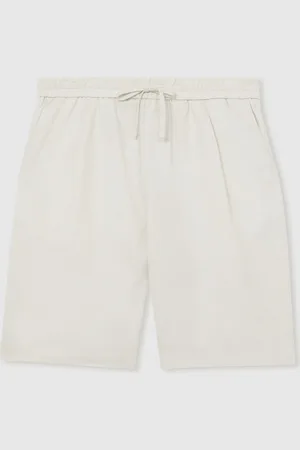 Reiss Barges Linen Drawstring Shorts 30r
