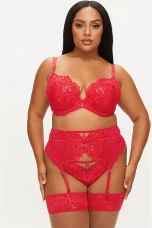 Ann Summers Red The Icon Padded Fuller Bust DD+ Plunge Bra 40 F