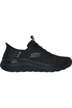 Skechers Black Mens Arch Fit 2.0 Slip In Look Ahead Trainers AU 8 (EU 42)