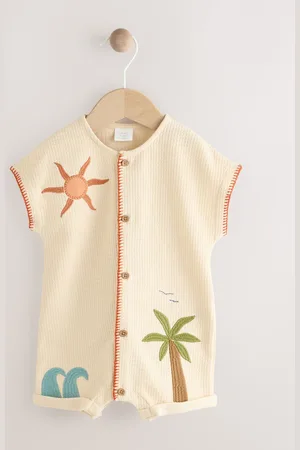Next Neutral Sun Print Baby Romper (0mths-2yrs) 1.5
