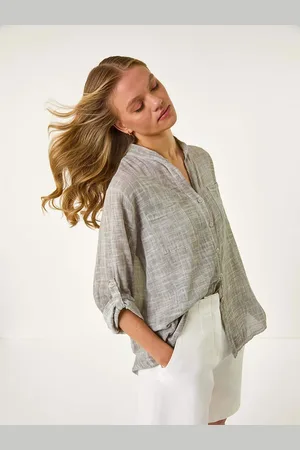 Roman 100% Cotton Button Through Shirt medium