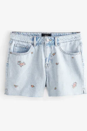 Next Turn Up Embroidered 100% Cotton Shorts AU 10