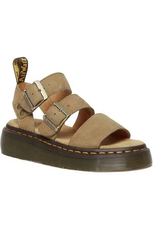 Dr. Martens Cream Gryphon Quad Pisa Sandals AU 5 (EU 36)