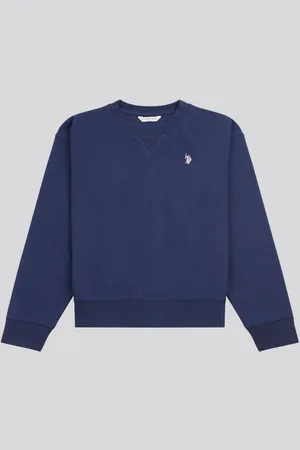 U.S. Polo Assn. U. S. Polo Assn. Blue Womens Double Horsemen Crew Sweatshirt small