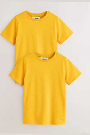 Clarks Yellow T-Shirts 2 Pack 134140cm