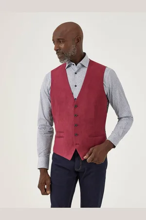 Skopes Pink Camplin Regular Fit Waistcoat 40 R
