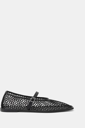 Hush Puppies Mesh Mary Jane Ballerina Flats AU 6 (EU 37)