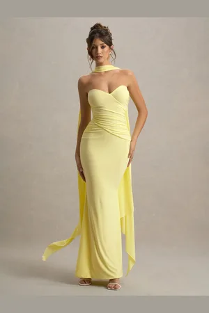 Club L Rosabel Sweetheart Maxi Dress With Sash AU 16