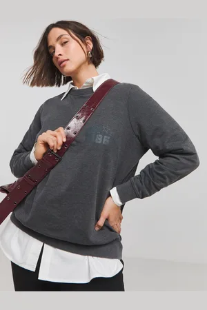 Simply Be Black Slogan Sweatshirt AU 16