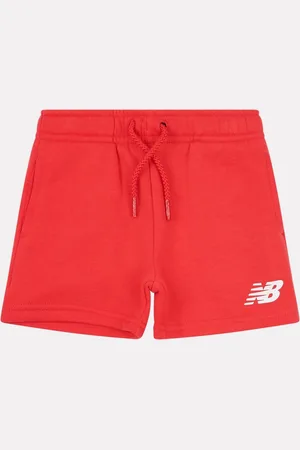 New Balance Kids Brush Back Stacked Logo Shorts 8692cm