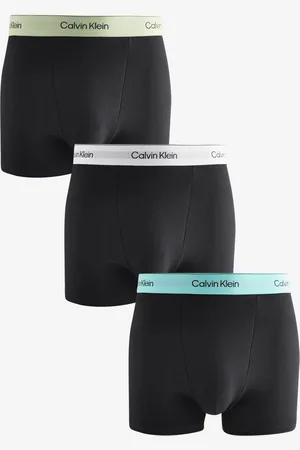Calvin Klein Blue Ultra Soft Trunks 3 Pack small