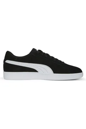PUMA Black/chrome Mens Smash 3.0 Trainers AU 6.5 (EU 40)