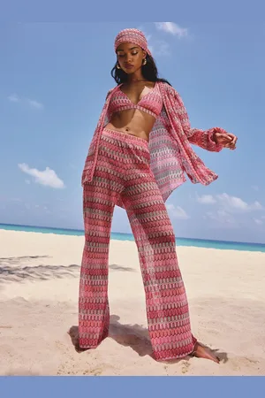 Lipsy London Crochet Style Beach Kimono Shirt xlarge