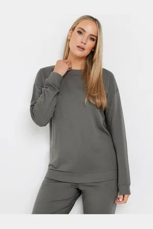 Long Tall Sally Grey Crew Neck Sweatshirt AU 14 Tall