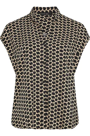 Evans Curve Zig Zag Print Blouse AU 20