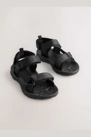 Next Black Touch Fastening Strap Trekker Sandals uk12eu305