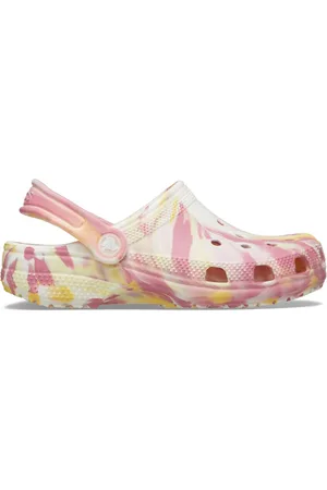 Crocs Yellow Classic Marbled Clogs AU 7 (EU 23)