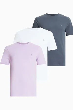 AllSaints AllSaints White Brace Short Sleeve Crew Neck T-Shirts 3 Pack XS