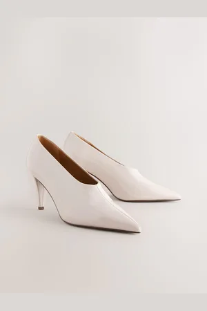 Next Standard Fit Forever Comfort Patent Point Toe High Cut Cone Heel Courts AU 10 (EU 42)