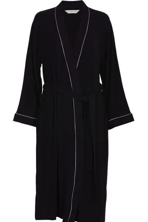 Cyberjammies Black Long Jersey Dresssing Gown AU 18