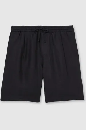 Reiss Barges Linen Drawstring Shorts 38r