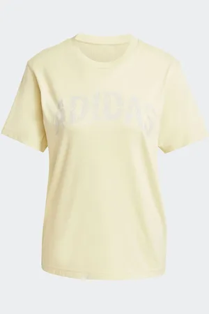 adidas Yellow Camo Woven T-Shirt